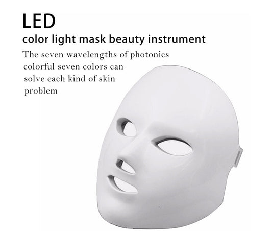 LED Facial Beauty Instrument: Skin Rejuvenation and Care Device