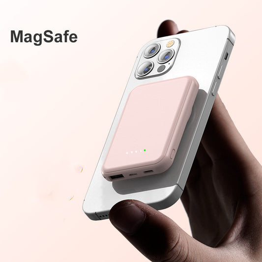 5000mAh Mini Magnetic Fast Charging Wireless Power Bank