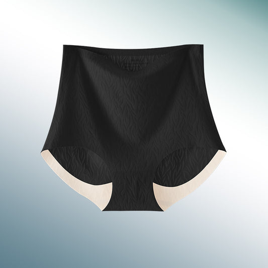 Sculpted Elegance: High Waist Seamless Cotton Briefs for Women