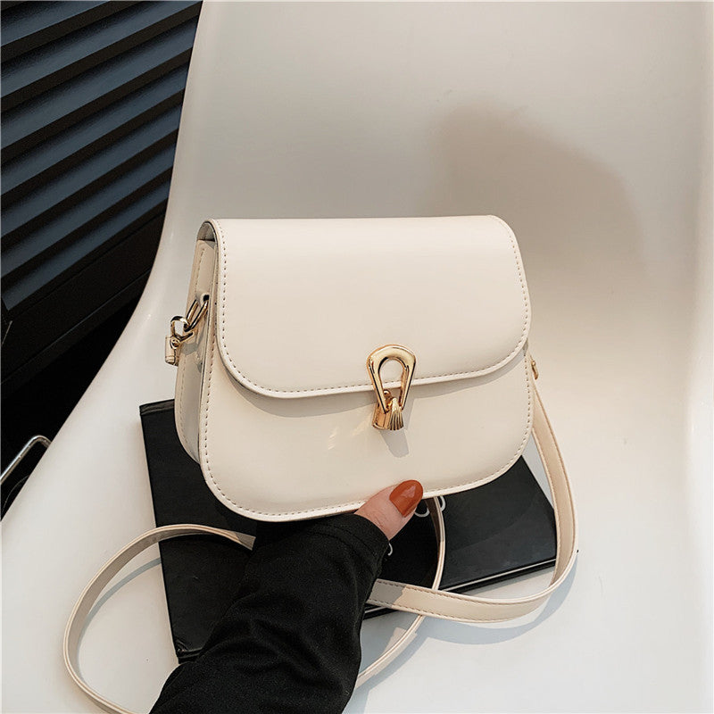 Ins Lock Pouch Style with One-shoulder Crossbody Handbag