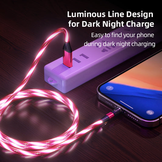 540° Luminous Magnetic Fast Charging Cable