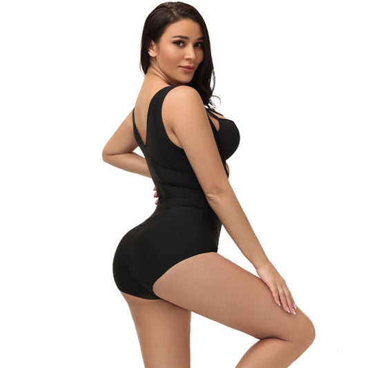 Sculpted Silhouette: Non-Marking One-Piece Shapewear Shorts